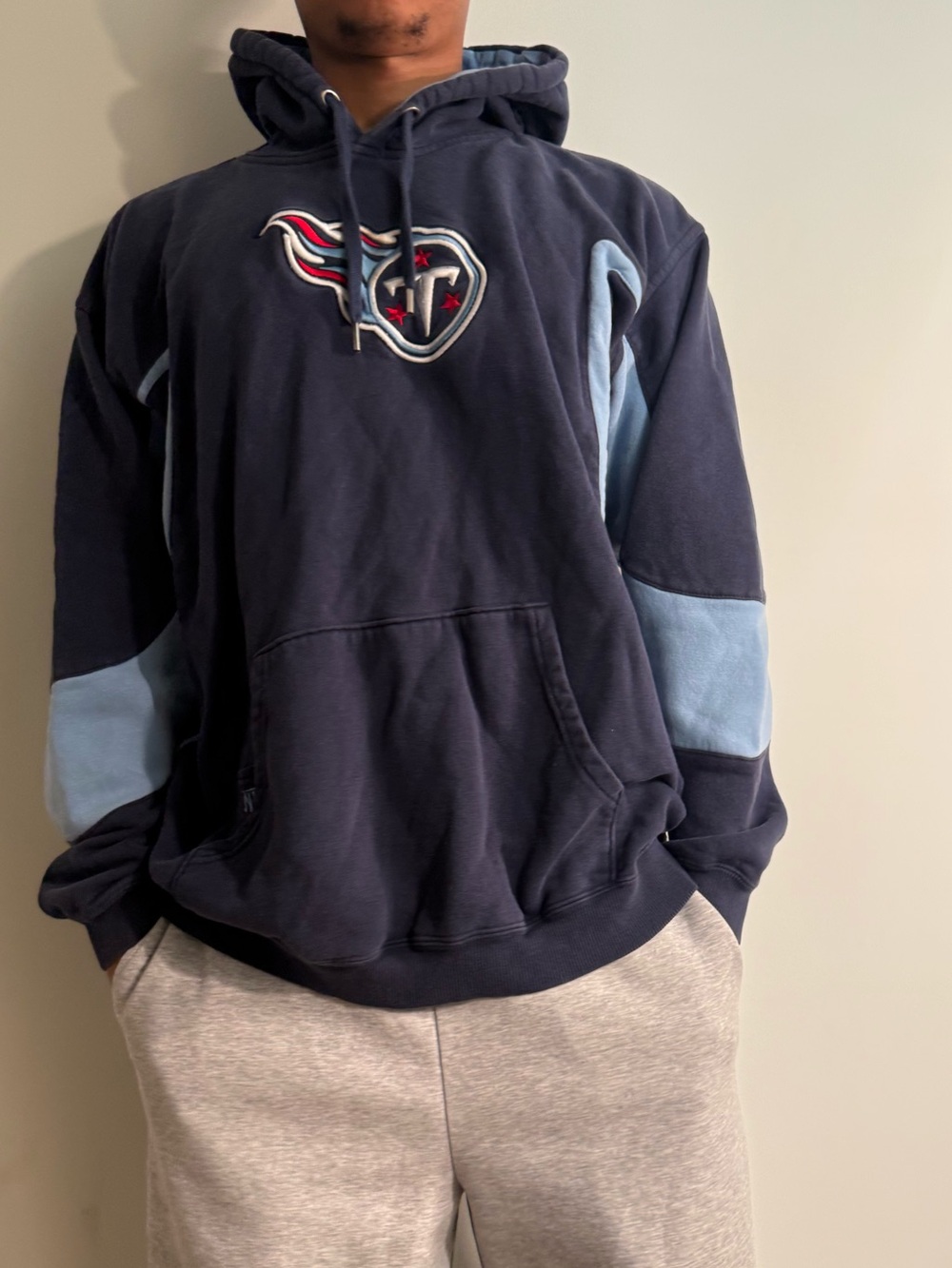 NFL Navy Pullover Hoodie Tennessee Titans